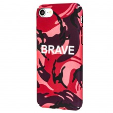 Чехол Ibasi & Coerд ля iPhone 7 / 8 матовое покрытие brave красный 