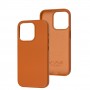 Чохол для iPhone 15 Pro WAVE Premium leather MagSafe orange