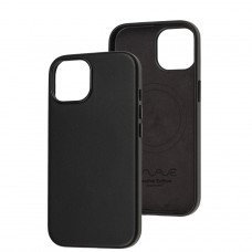 Чехол для iPhone 15 WAVE Premium leather MagSafe midnight