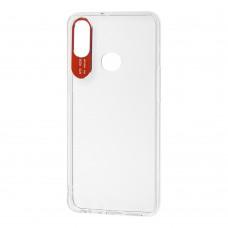 Чехолд для Samsung Galaxy A10s (A107) Epic clear прозрачный / красный