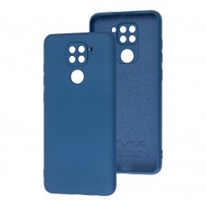Чехол для Xiaomi Redmi Note 9 Wave colorful blue