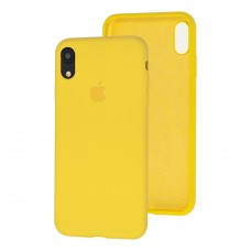 Чехол для iPhone Xr Silicone Full желтый / canary yellow