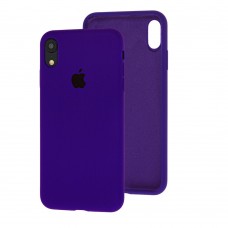 Чехол для iPhone Xr Silicone Full фиолетовый / ultra violet 