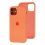 Чохол для iPhone 11 Silicone Full papaya