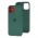 Чохол для iPhone 11 Silicone Full pine green