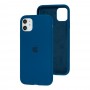 Чохол для iPhone 11 Silicone Full blue cobalt