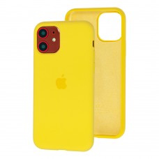 Чехол для iPhone 11 Silicone Full canary yellow 