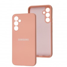 Чехол для Samsung Galaxy A54 (A546) Full camera розовый / peach