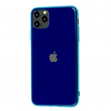 Чехол для iPhone 11 Pro Max Original glass синий