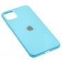 Чохол для iPhone 11 Pro Max New glass синій