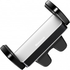 Автотримач holder для смартфона Baseus Steel Cannon Air Outlet сріблястий