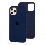 Чохол для iPhone 11 Pro Max Silicone Full midnight blue