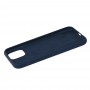 Чохол для iPhone 11 Pro Max Silicone Full midnight blue