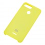 Чехол для Xiaomi Redmi 6 Silky Soft Touch "лимонный"