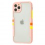 Чохол для iPhone 11 Pro Max Armor clear рожевий