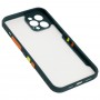 Чохол для iPhone 12 Pro Max Armor clear зелений