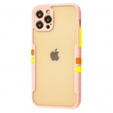 Чехол для iPhone 12 Pro Armor clear розовый