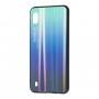 Чохол для Samsung Galaxy A10 (A105) Rainbow glass синій