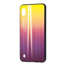 Чохол для Samsung Galaxy A10 (A105) Rainbow glass червоний
