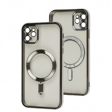 Чохол для iPhone 11 Berlia MagSafe silver