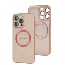 Чехол для iPhone 15 Pro Max Berlia Dazzling Gradient MagSafe pink