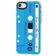 Чехол для iPhone 7 / 8 / SE 20 Tify кассета синий