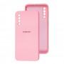 Чохол для Samsung Galaxy A50/A50s/A30s Square camera full рожевий/light pink