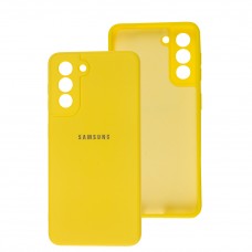 Чехол для Samsung Galaxy S21 (G991) Square camera full желтый