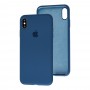 Чохол для iPhone Xs Max Slim Full navy blue