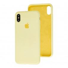 Чехол для iPhone Xs Max Slim Full mellow yellow