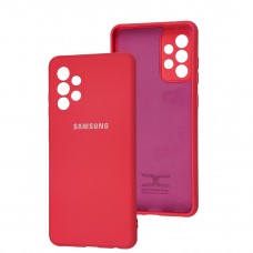 Чехол для Samsung Galaxy A52 Full camera розовый / barbie pink