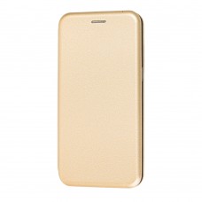 Чехол книжка Premium для Samsung Galaxy A10s (A107) золотистый