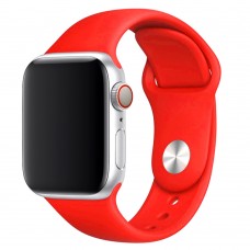 Ремешок для Apple Watch 38mm / 40mm S Silicone One-Piece красный
