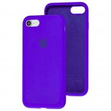 Чехол для iPhone 7 / 8 / SE20 Silicone Slim Full shiny blue 