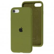 Чохол для iPhone 7 / 8 / SE20 Silicone Slim Full army green