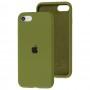 Чохол для iPhone 7 / 8 / SE20 Silicone Slim Full army green