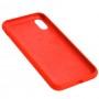 Чехол для iPhone X / Xs Slim Full красный