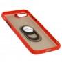 Чохол для iPhone 7/8 LikGus Maxshield Magnetic Ring червоний
