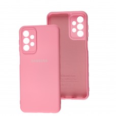 Чохол для Samsung Galaxy A23 Silicone Full camera light pink