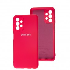 Чохол для Samsung Galaxy A13 (A135) Silicone Full camera barbie pink