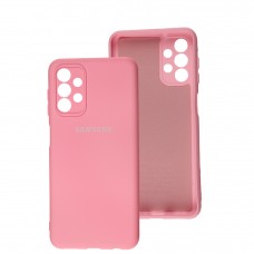 Чохол для Samsung Galaxy A13 (A135) Silicone Full camera light pink