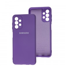 Чохол для Samsung Galaxy A13 (A135) Silicone Full camera фіолетовий