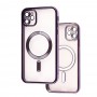 Чохол для iPhone 11 Fibra Chrome MagSafe purple