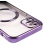 Чохол для iPhone 11 Fibra Chrome MagSafe purple