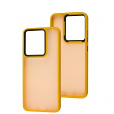 Чехол для Xiaomi Redmi 12C/11A/Poco C55 Lyon Frosted orange