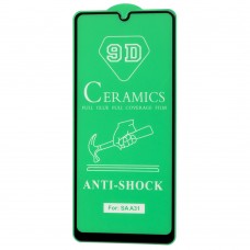 Защитное стекло для Samsung Galaxy A31 (A315) "ceramics anti-shock" черное (OE