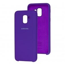 Чехол для Samsung Galaxy J6 2018 (J600) Silky фиолетовый 