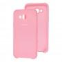 Чехол для Samsung Galaxy J7 (J700) Silky Soft Touch светло розовый 