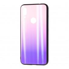 Чехол для Xiaomi Redmi 7 Gradient glass фиолетово-розовый