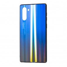 Чехол для Samsung Galaxy Note 10 (N970) Gradient glass синий